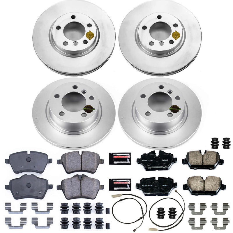 Power Stop CRK6666 Z23 Evolution Sport Front And Rear Brake Kit for 2011-2016 MINI Cooper Countryman S, S ALL4 product image