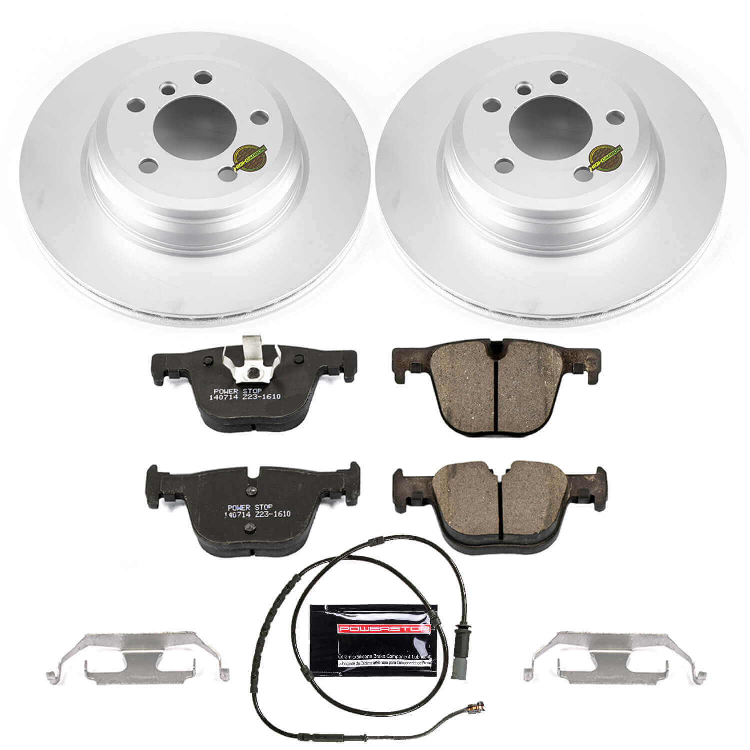 Power Stop CRK6667 Z23 Evolution Sport Rear Brake Kit for 2016 BMW 328I product image