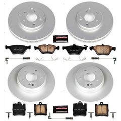 Power Stop CRK6700 Z23 Evolution Sport Front And Rear Brake Kit for 2000-2003 Mercedes-Benz CLK430 product image