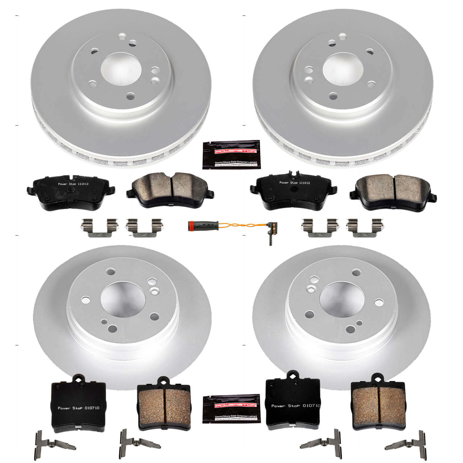 Power Stop CRK6703 Z23 Evolution Sport Front And Rear Brake Kit for 2006-2008 Mercedes-Benz SLK280 product image