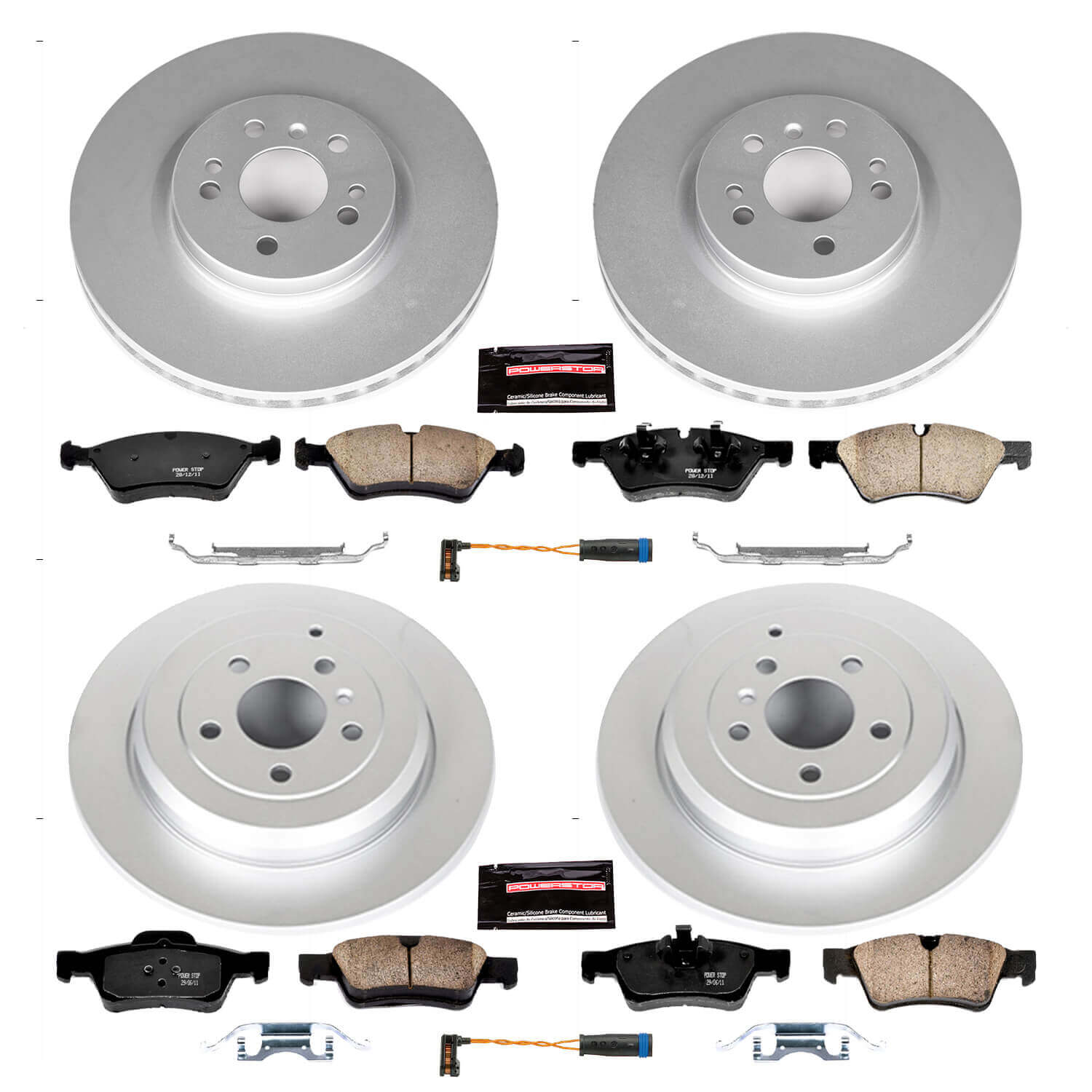 Power Stop CRK6710 Z23 Evolution Sport Front And Rear Brake Kit for 2007-2009 Mercedes-Benz ML320 product image