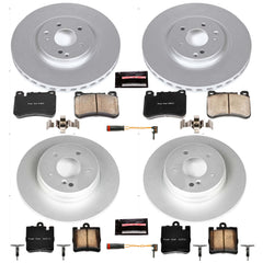 Power Stop CRK6714 Z23 Evolution Sport Front And Rear Brake Kit for 2005-2007 Mercedes-Benz C230 product image