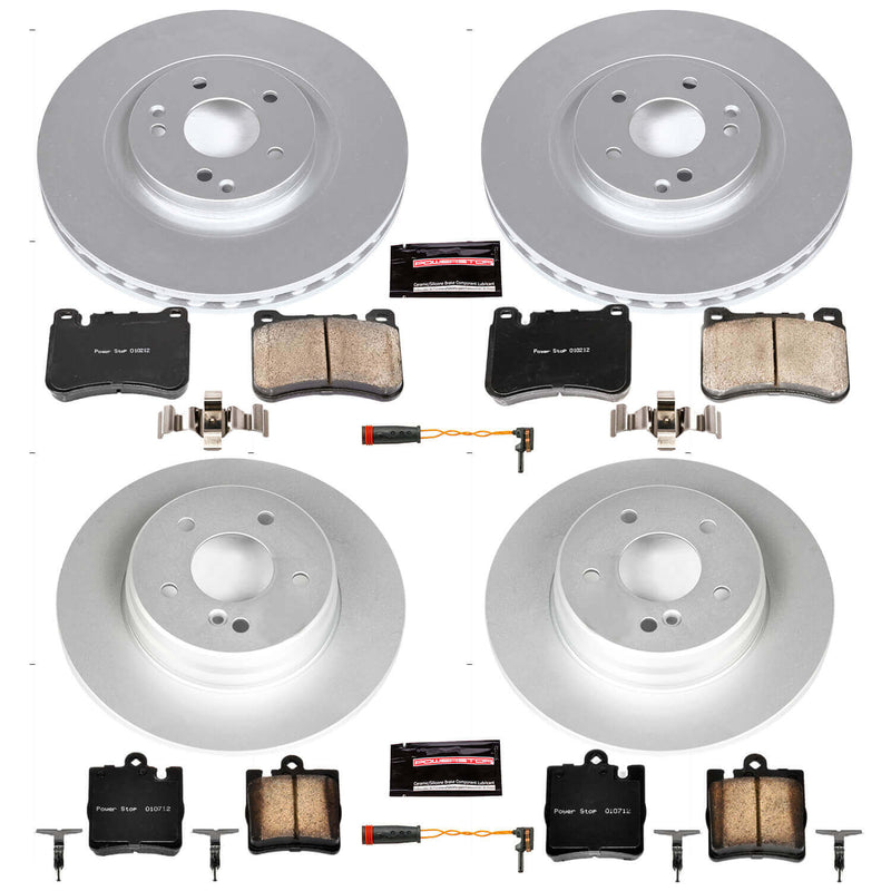 Power Stop CRK6714 Z23 Evolution Sport Front And Rear Brake Kit for 2005-2007 Mercedes-Benz C230 product image