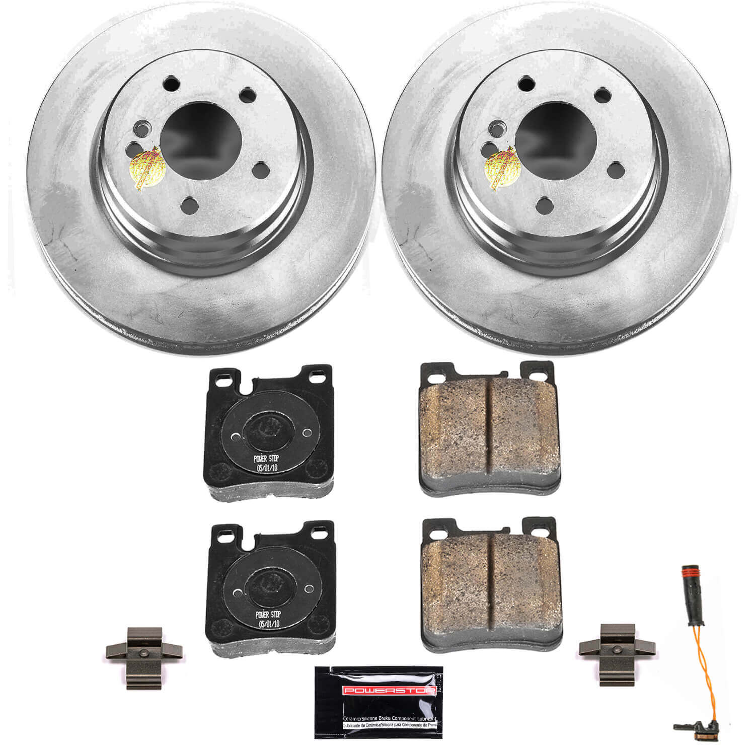 Power Stop CRK6718 Z23 Evolution Sport Rear Brake Kit for 2005-2006 Mercedes-Benz C55 AMG product image