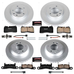 Power Stop CRK6724 Z23 Evolution Sport Front And Rear Brake Kit for 2011-2017 Volkswagen Touareg product image