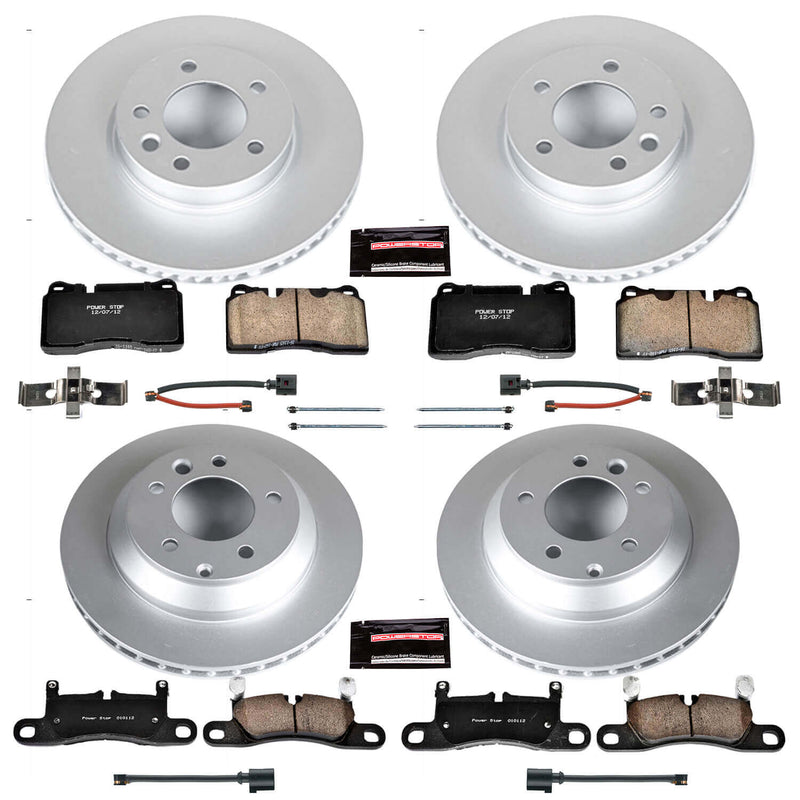 Power Stop CRK6724 Z23 Evolution Sport Front And Rear Brake Kit for 2011-2017 Volkswagen Touareg product image