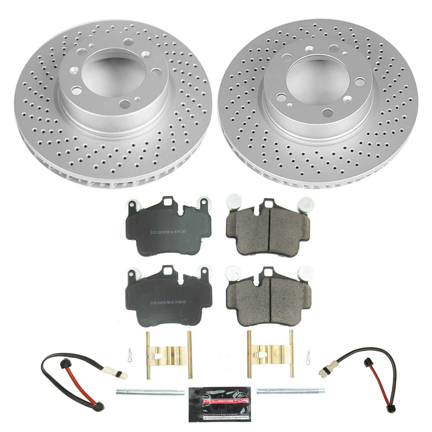 Power Stop CRK6731 Front Z17 Evolution Pad And Rotor Kit for 2006-2008 Porsche 911 Carrera product image
