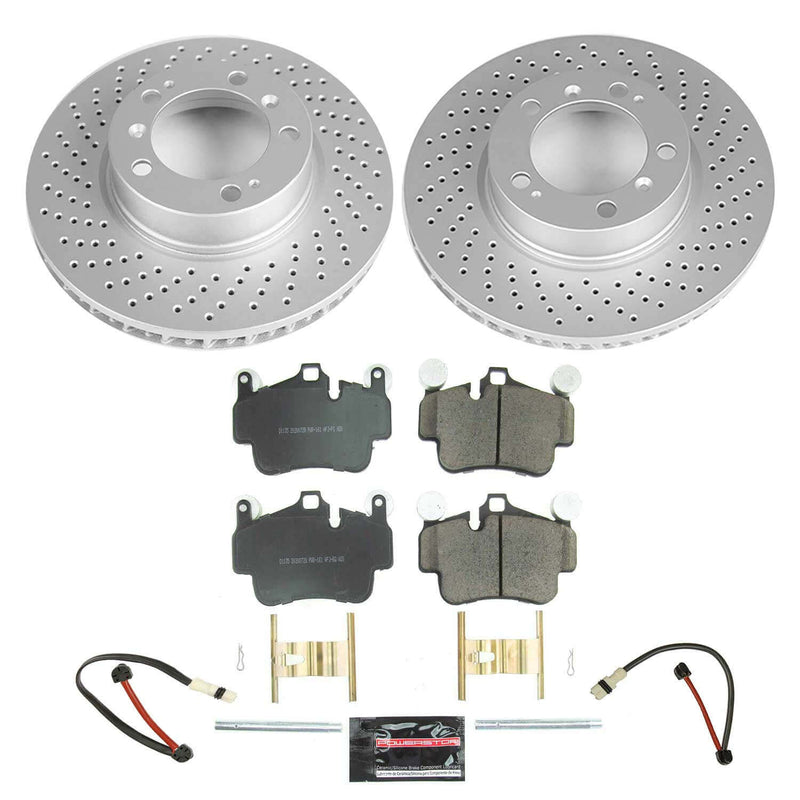 Power Stop CRK6731 Front Z17 Evolution Pad And Rotor Kit for 2006-2008 Porsche 911 Carrera product image