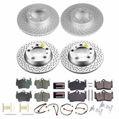 Power Stop CRK6733 Front And Rear Z17 Evolution Pad And Rotor Kit for 2009-2012 Porsche Boxster product image