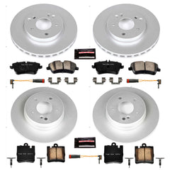 Power Stop CRK6745 Z23 Evolution Sport Front And Rear Brake Kit for 2003-2005 Mercedes-Benz C240 Station Wagon Rear Wheel Drive product image