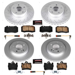 Power Stop CRK6746 Z23 Evolution Sport Front And Rear Brake Kit for 2003 Mercedes-Benz S430 Base product image