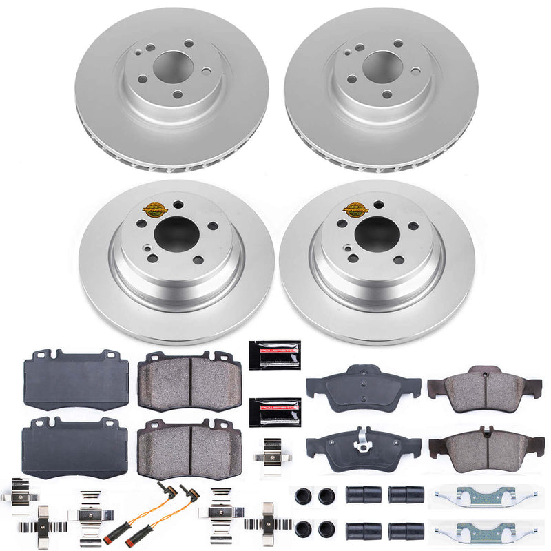 Power Stop CRK6754 Z23 Evolution Sport Front And Rear Brake Kit for 2007-2012 Mercedes-Benz SL550 product image