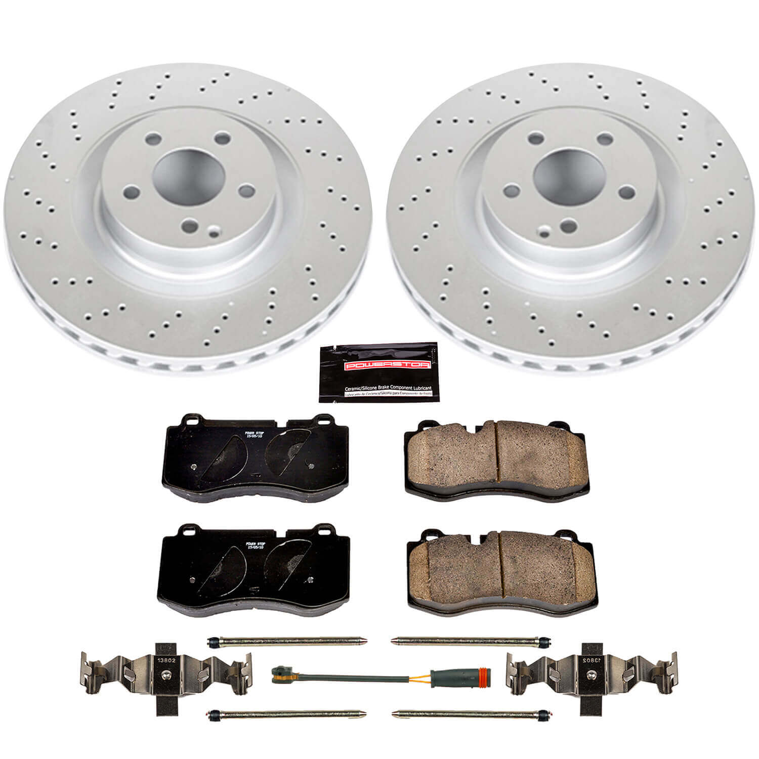 Power Stop CRK6755 Z23 Evolution Sport Front Brake Kit for 2009-2014 Mercedes-Benz CL550 product image