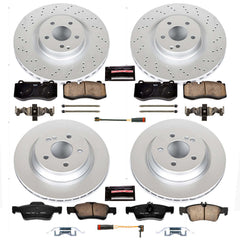 Power Stop CRK6757 Z23 Evolution Sport Front And Rear Brake Kit for 2012-2013 Mercedes-Benz S350 product image
