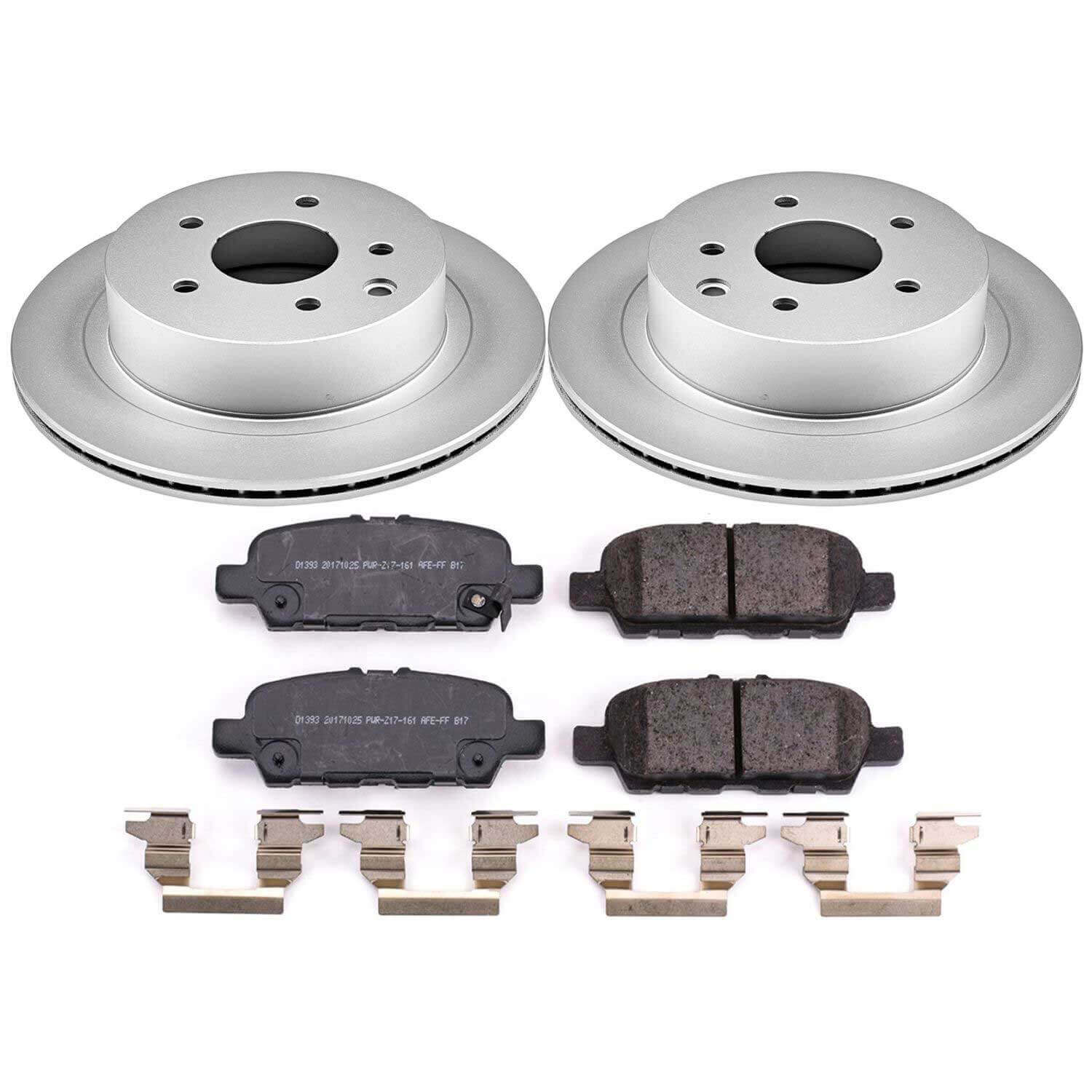 Power Stop CRK6761 Z17 Evolution Rear Brake Kit for 2011-2025 Nissan Leaf product image