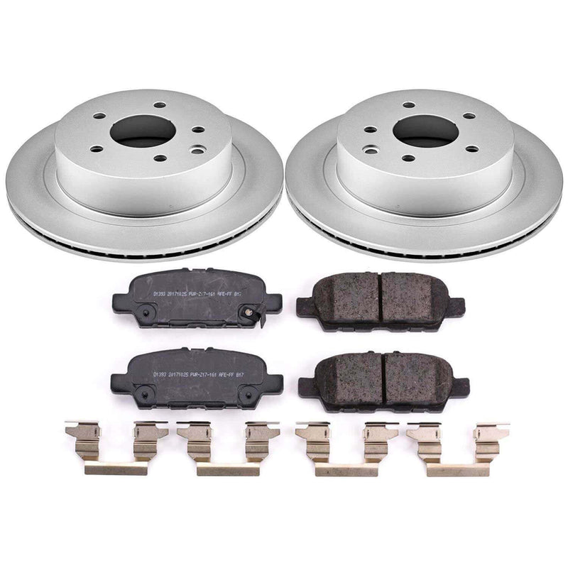 Power Stop CRK6761 Z17 Evolution Rear Brake Kit for 2011-2025 Nissan Leaf product image