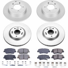 Power Stop CRK6765 Z17 Evolution Front And Rear Brake Kit for 2012-2017 Hyundai Azera product image