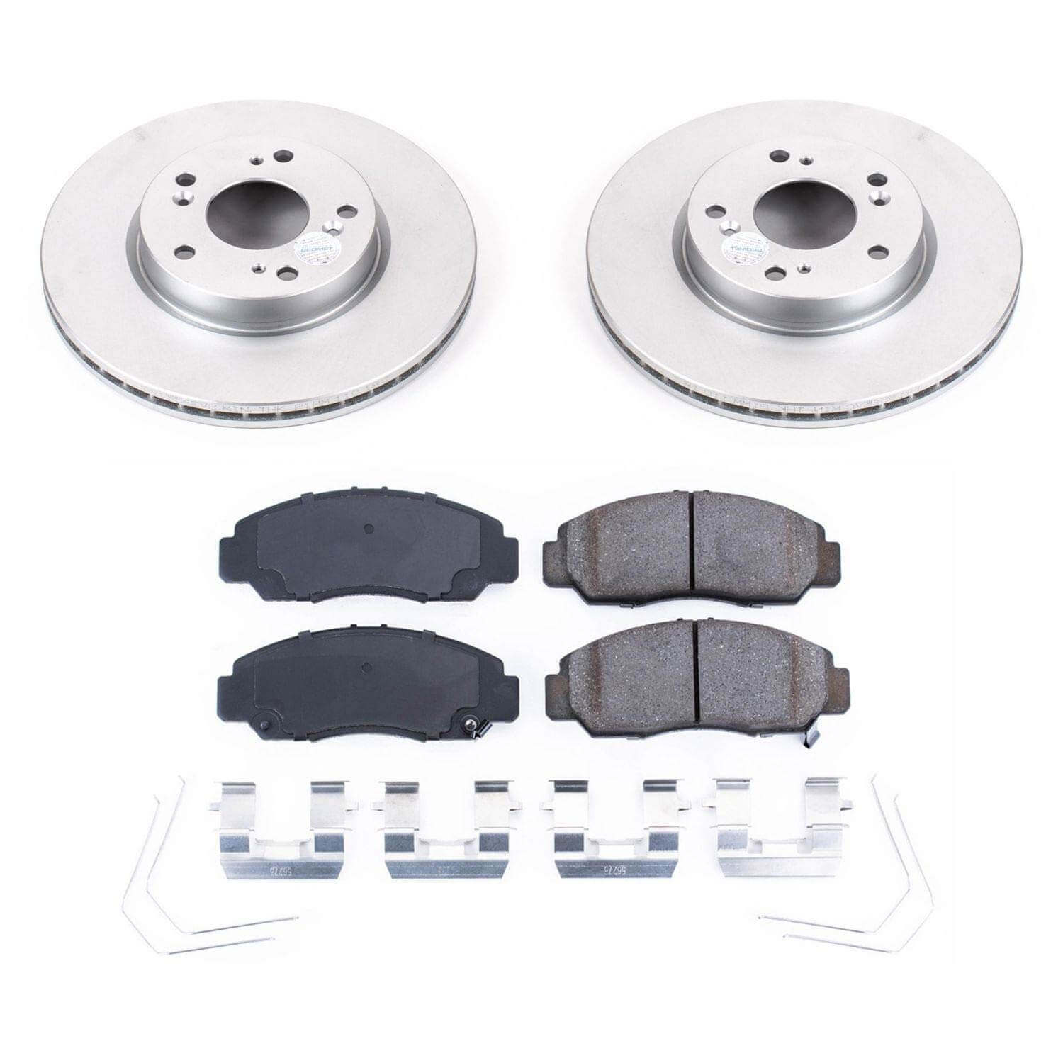 Power Stop CRK6766 Z17 Evolution Front Brake Kit for 2012 Honda Civic GX product image