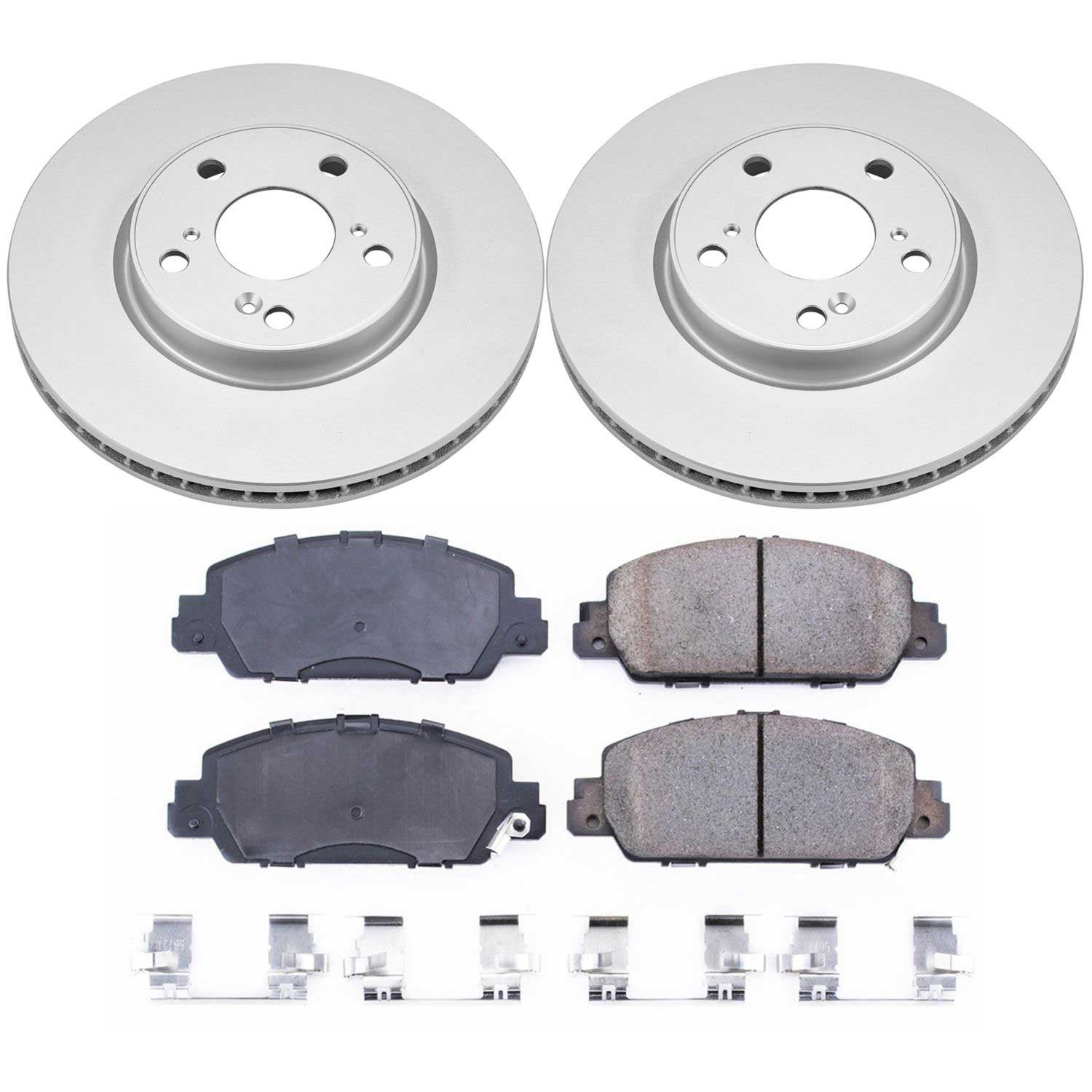 Power Stop CRK6777 Z17 Evolution Front Brake Kit for 2013 Honda Accord EX-L, Touring product image