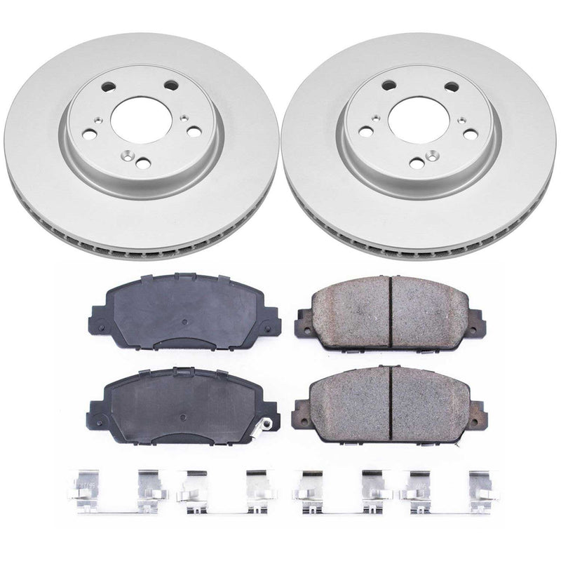 Power Stop CRK6777 Z17 Evolution Front Brake Kit for 2013 Honda Accord EX-L, Touring product image