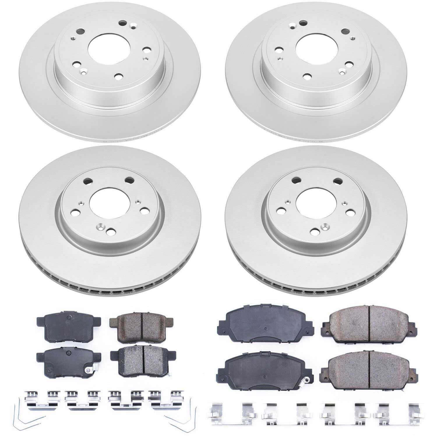 Power Stop CRK6778 Z17 Evolution Front And Rear Brake Kit for 2013 Honda Accord EX-L, Touring product image