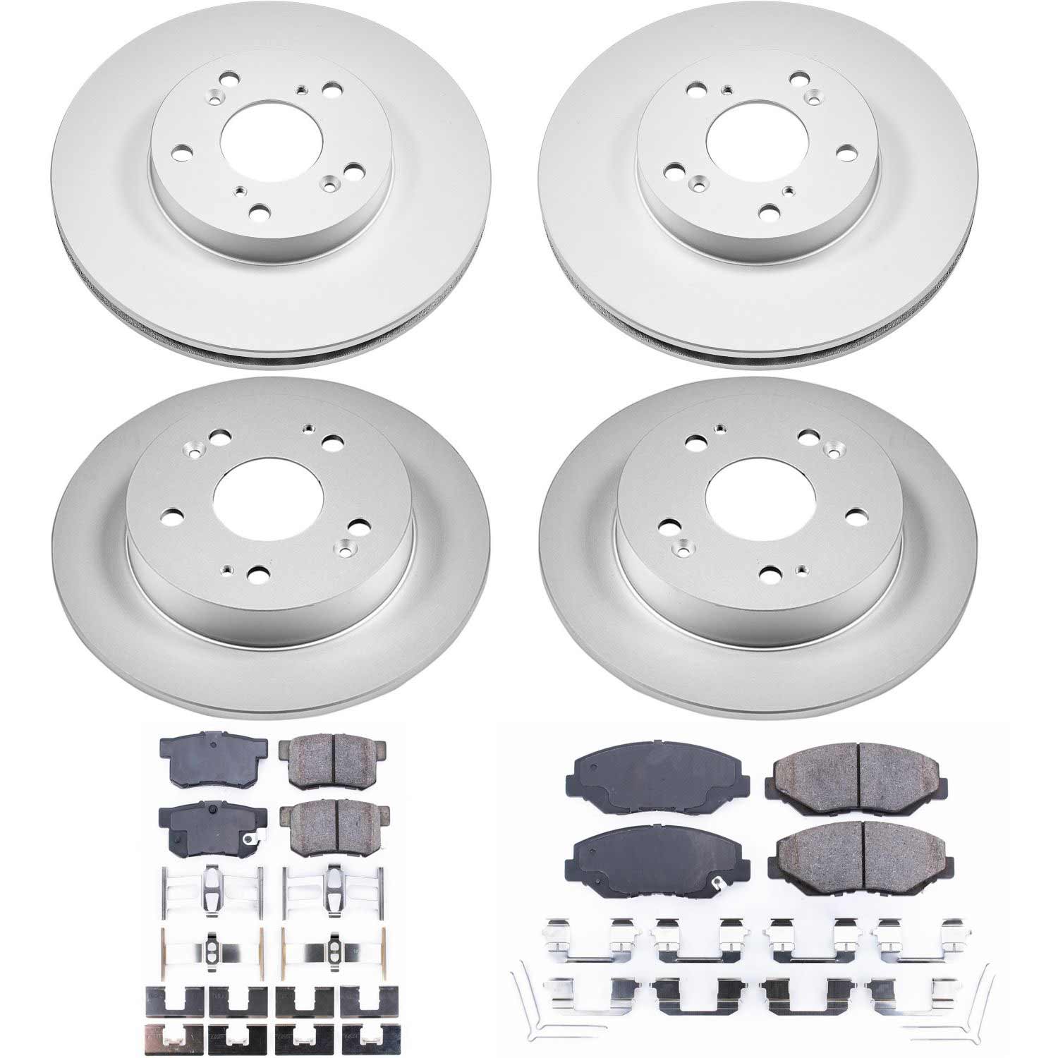 Power Stop CRK6781 Z17 Evolution Front And Rear Brake Kit for 2014-2015 Acura ILX product image