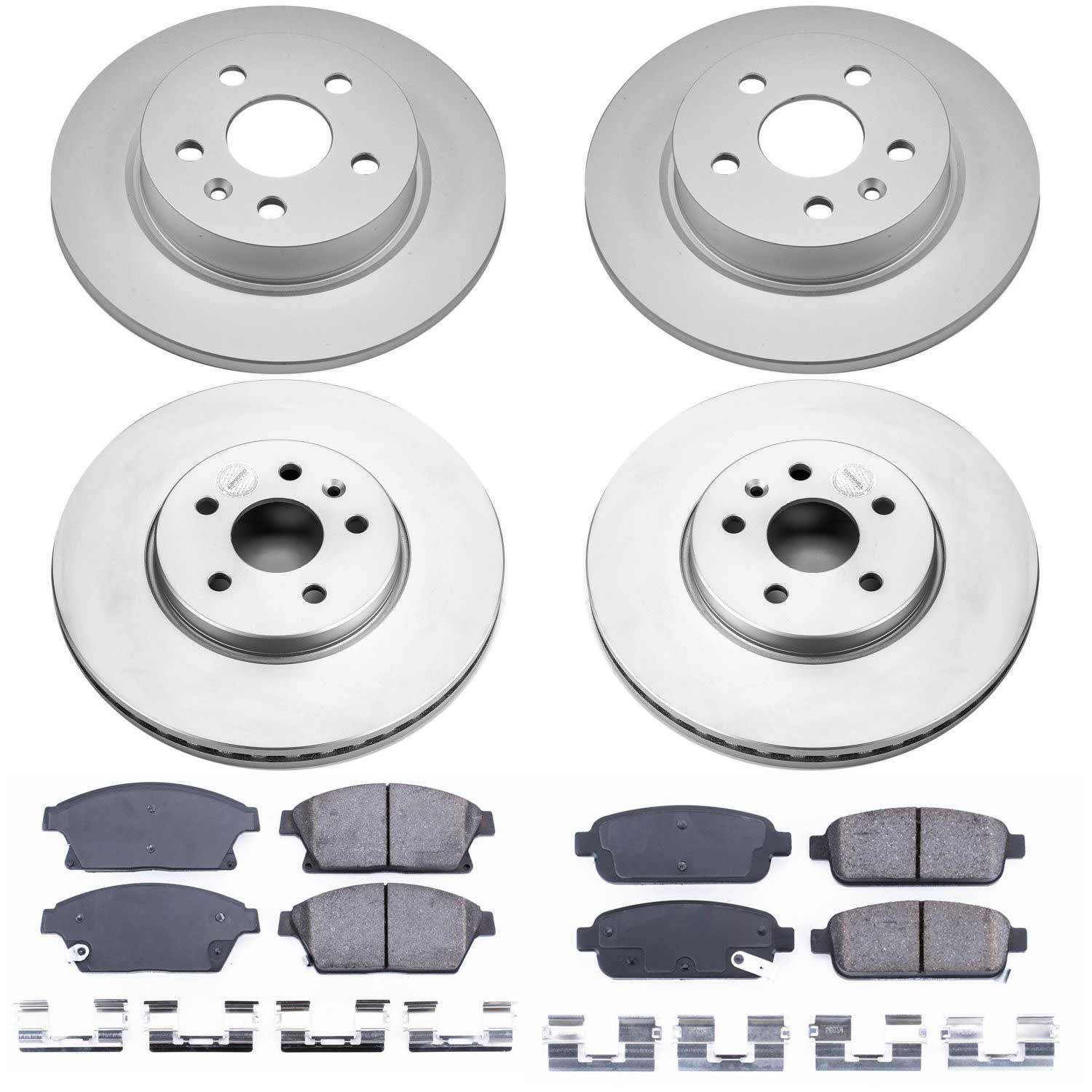 Power Stop CRK6792 Z17 Evolution Front And Rear Brake Kit for 2013-2017 Buick Encore product image