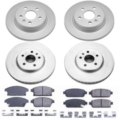 Power Stop CRK6792 Z17 Evolution Front And Rear Brake Kit for 2013-2017 Buick Encore product image