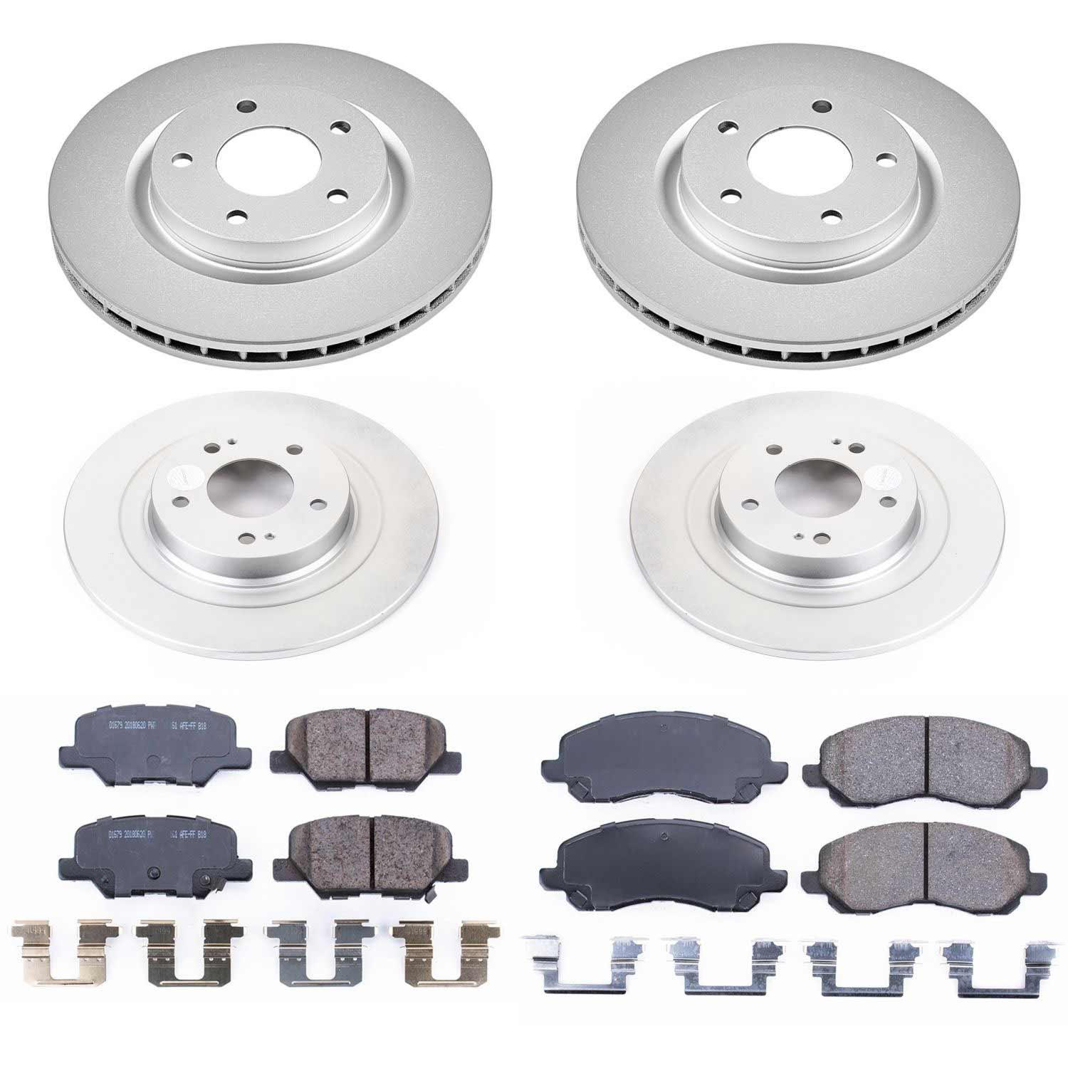 Power Stop CRK6796 Z17 Evolution Front And Rear Brake Kit for 2014-2016 Mitsubishi Outlander product image