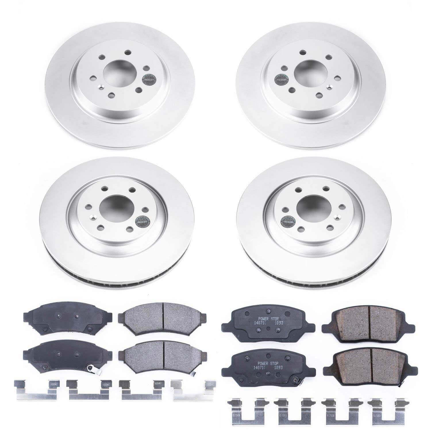 Power Stop CRK6801 Z17 Evolution Front And Rear Pad And Rotor Kit for 2011-2012 VPG MV-1 product image