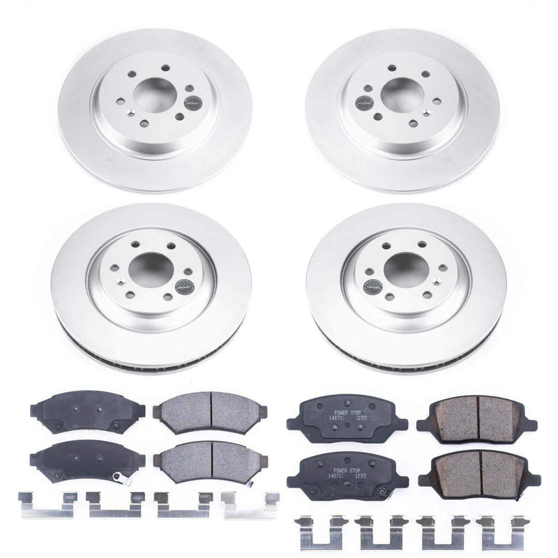 Power Stop CRK6801 Z17 Evolution Front And Rear Pad And Rotor Kit for 2011-2012 VPG MV-1 product image