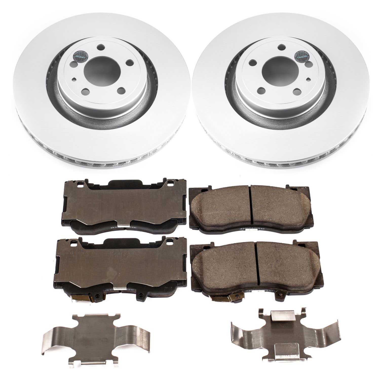 Power Stop CRK6806 Z17 Evolution Front Brake Kit for 2015 Ford Mustang Ecoboost, Ecoboost Premium, GT, GT 50 Years Limited Edition, GT Premium product image