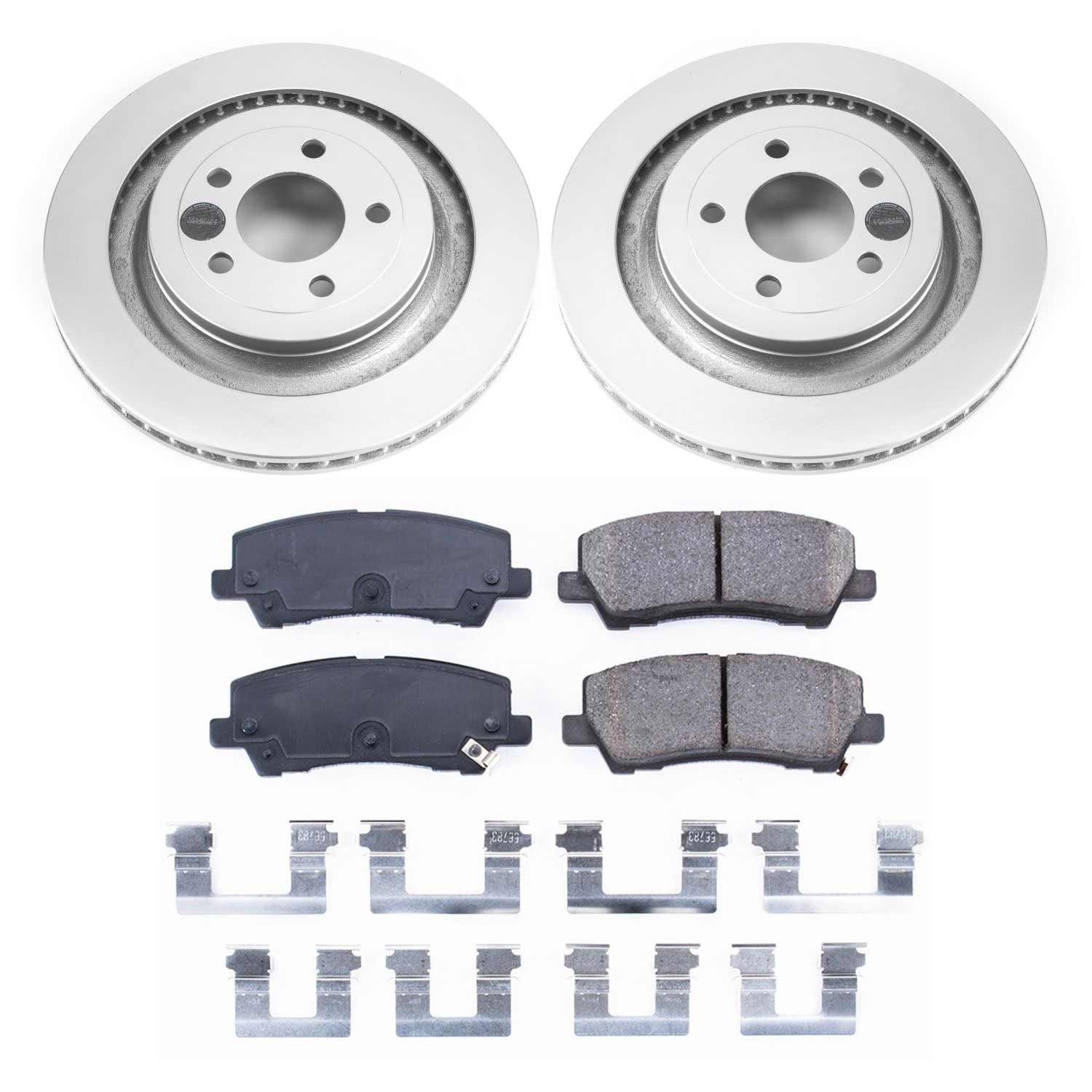 Power Stop CRK6812 Z17 Evolution Rear Brake Kit for 2015 Ford Mustang Ecoboost, Ecoboost Premium, GT, GT 50 Years Limited Edition, GT Premium product image
