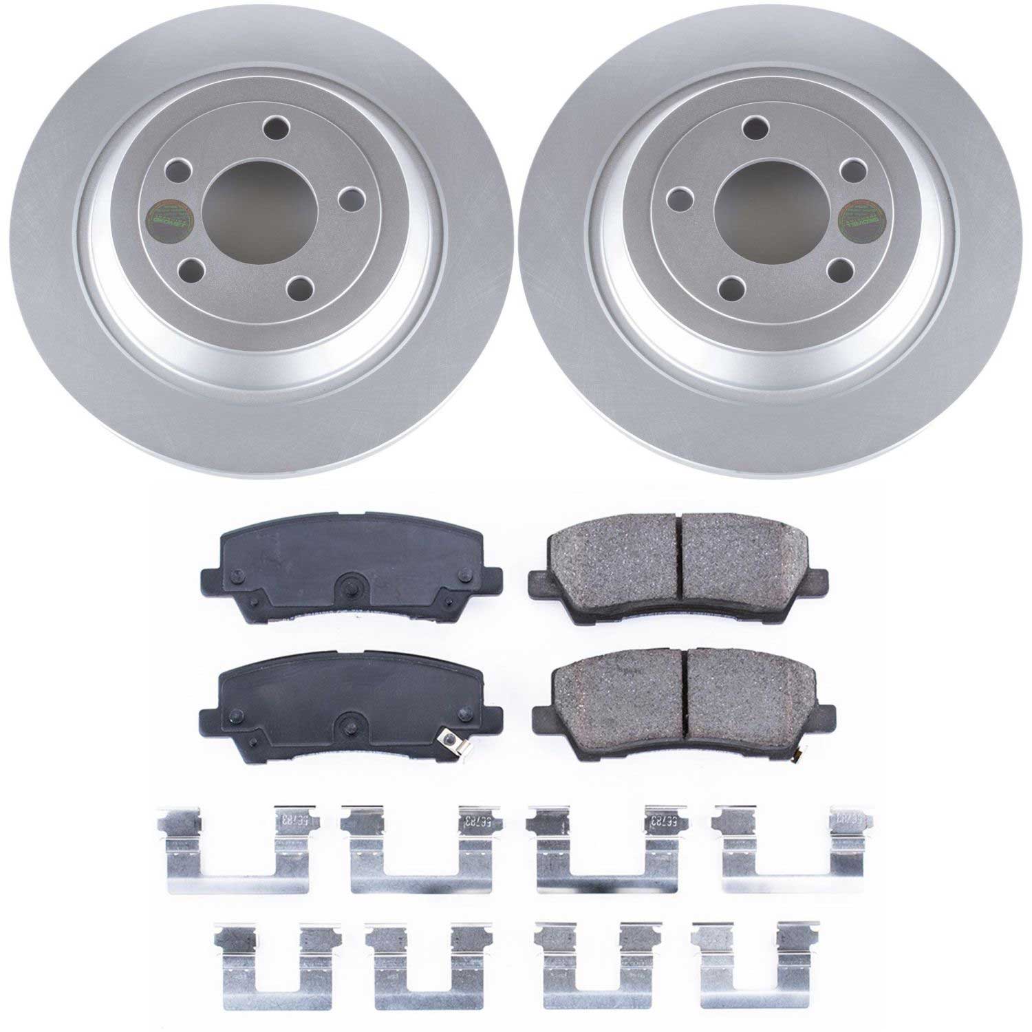 Power Stop CRK6813 Z17 Evolution Rear Pad And Rotor Kit for 2015-2017 Ford Mustang Ecoboost, Ecoboost Premium, V6 product image
