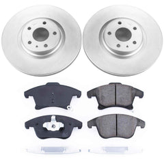 Power Stop CRK6816 Z17 Evolution Front Brake Kit for 2013-2016 Ford Fusion Energi SE, Energi Titanium product image