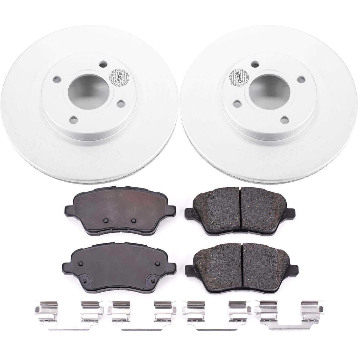 Power Stop CRK6818 Z17 Evolution Front Brake Kit for 2014-2019 Ford Fiesta Rear Disc product image