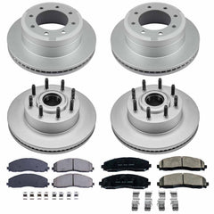 Power Stop CRK6820 Z17 Evolution Front And Rear Brake Kit for 2012-2022 Ford F-250 Super Duty Rear Wheel Drive product image