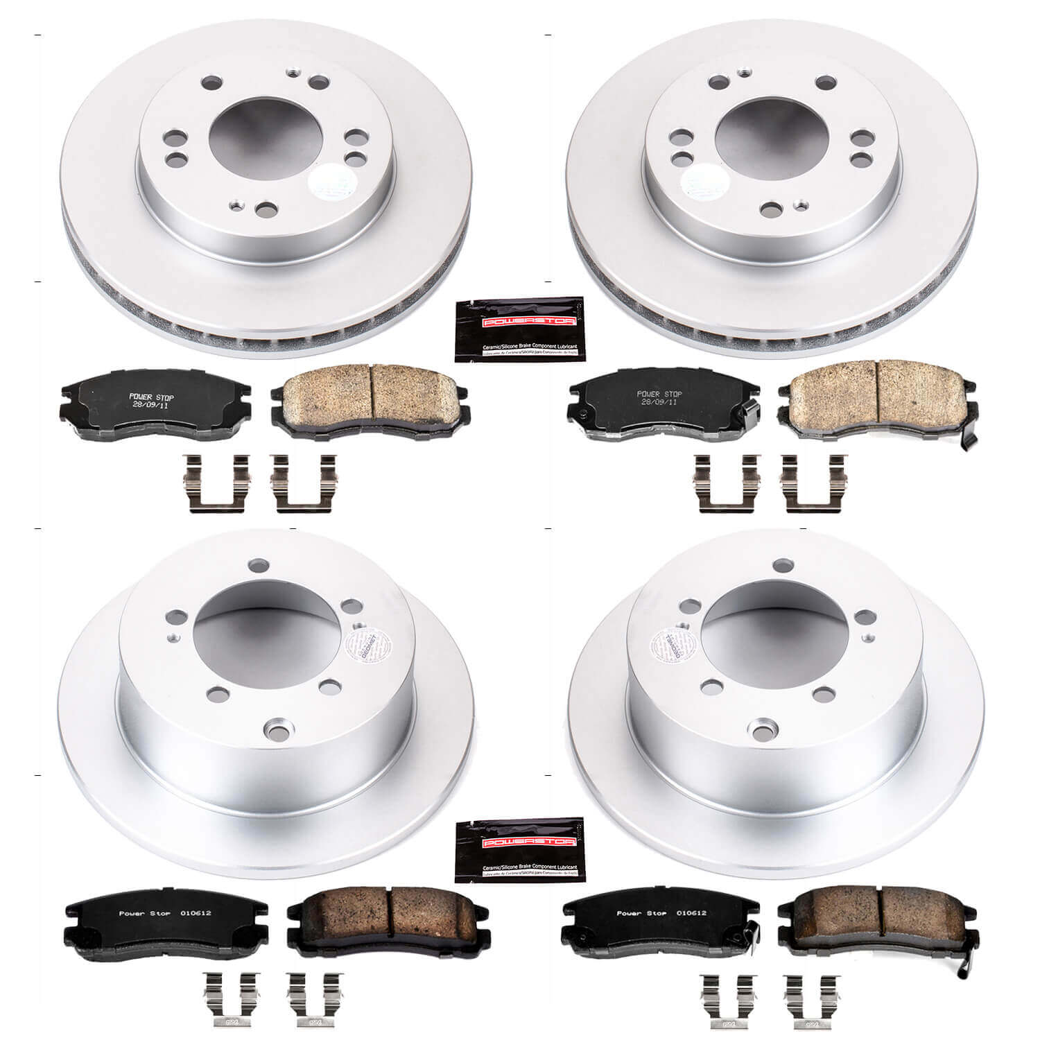 Power Stop CRK683 - Z17 Evolution Front And Rear Brake Kit vehicle fitment brake part