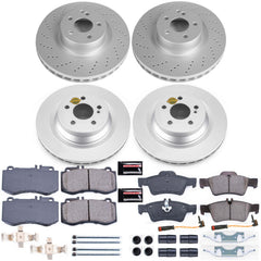Power Stop CRK6834 Z23 Evolution Sport Front And Rear Brake Kit for 2010-2011 Mercedes-Benz E550 Sedan (4 Door) product image