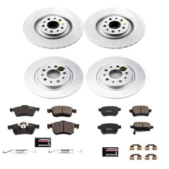 Power Stop CRK6839 Z23 Evolution Sport Front And Rear Brake Kit for 2014-2020 Fiat 500L product image