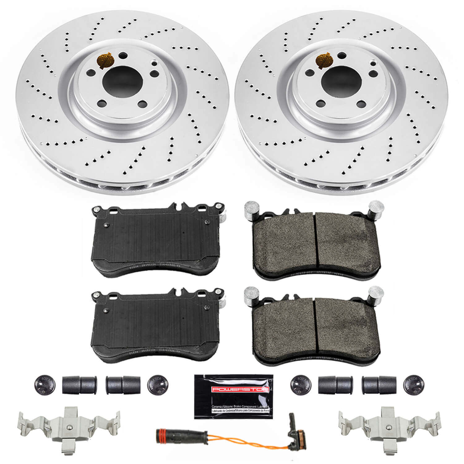 Power Stop CRK6886 Z23 Evolution Sport Front Brake Kit for 2012-2018 Mercedes-Benz CLS550 product image