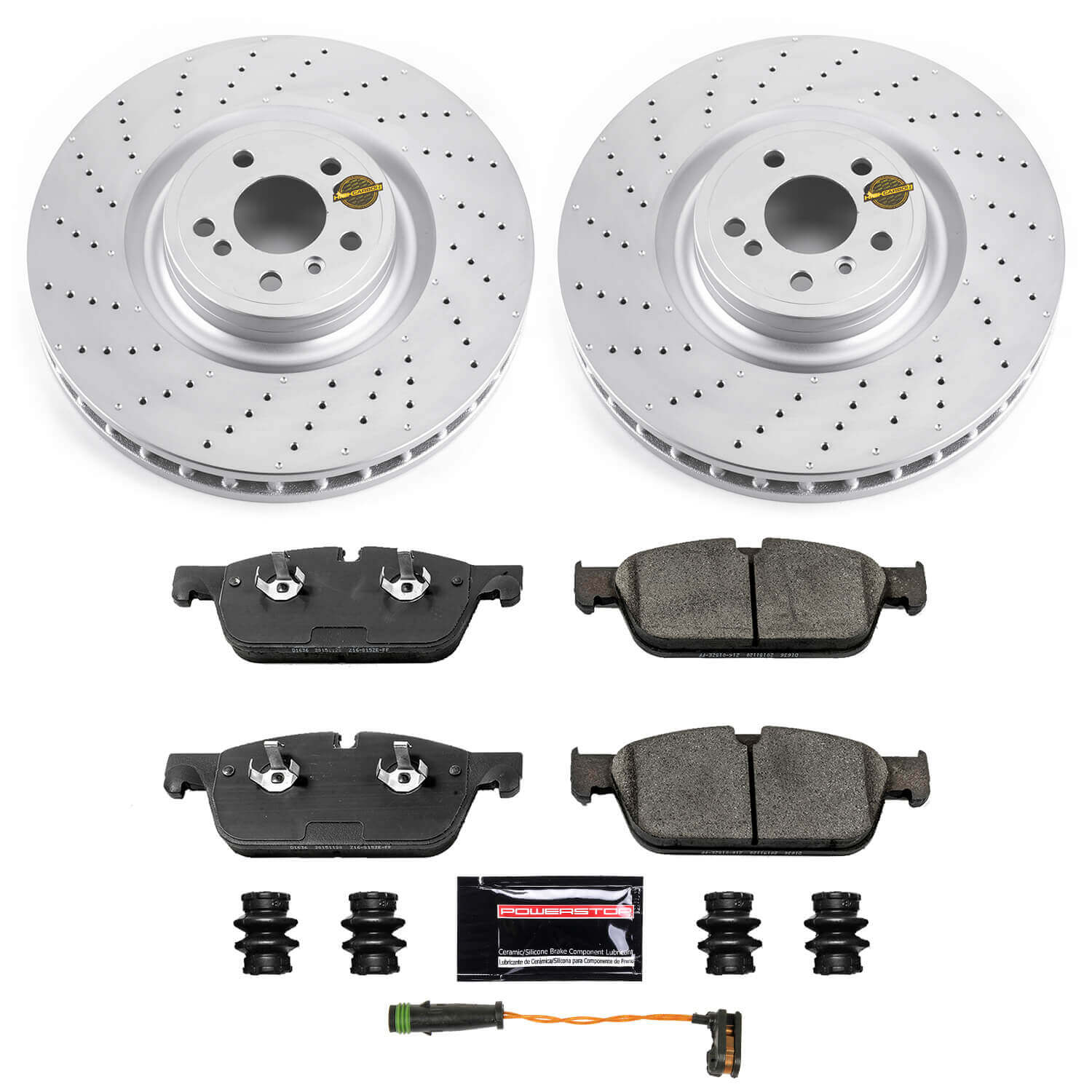 Power Stop CRK6900 Z23 Evolution Sport Front Brake Kit for 2016 Mercedes-Benz GLE450 AMG product image