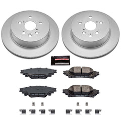 Power Stop CRK6928 Z17 Evolution Rear Brake Kit for 2014-2015 Lexus IS250 C product image