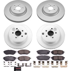 Power Stop CRK6931 Z17 Evolution Front And Rear Brake Kit for 2014-2018 Subaru Forester product image