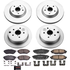 Power Stop CRK6932 Z17 Evolution Front And Rear Brake Kit for 2015-2021 Subaru WRX product image