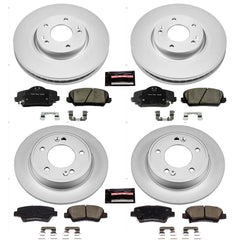Power Stop CRK6934 Z17 Evolution Front And Rear Brake Kit for 2014-2016 Kia Forte Koup Sx product image
