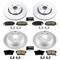 Power Stop CRK6939 Z17 Evolution Front And Rear Brake Kit for 2013-2018 Acura RDX product image