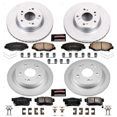 Power Stop CRK6942 Z17 Evolution Front And Rear Brake Kit for 2013 Acura ILX product image