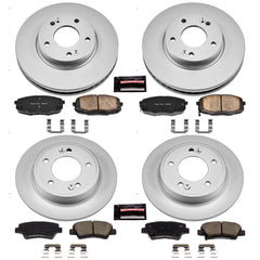 Power Stop CRK6945 Z17 Evolution Front And Rear Brake Kit for 2014-2016 Kia Soul product image