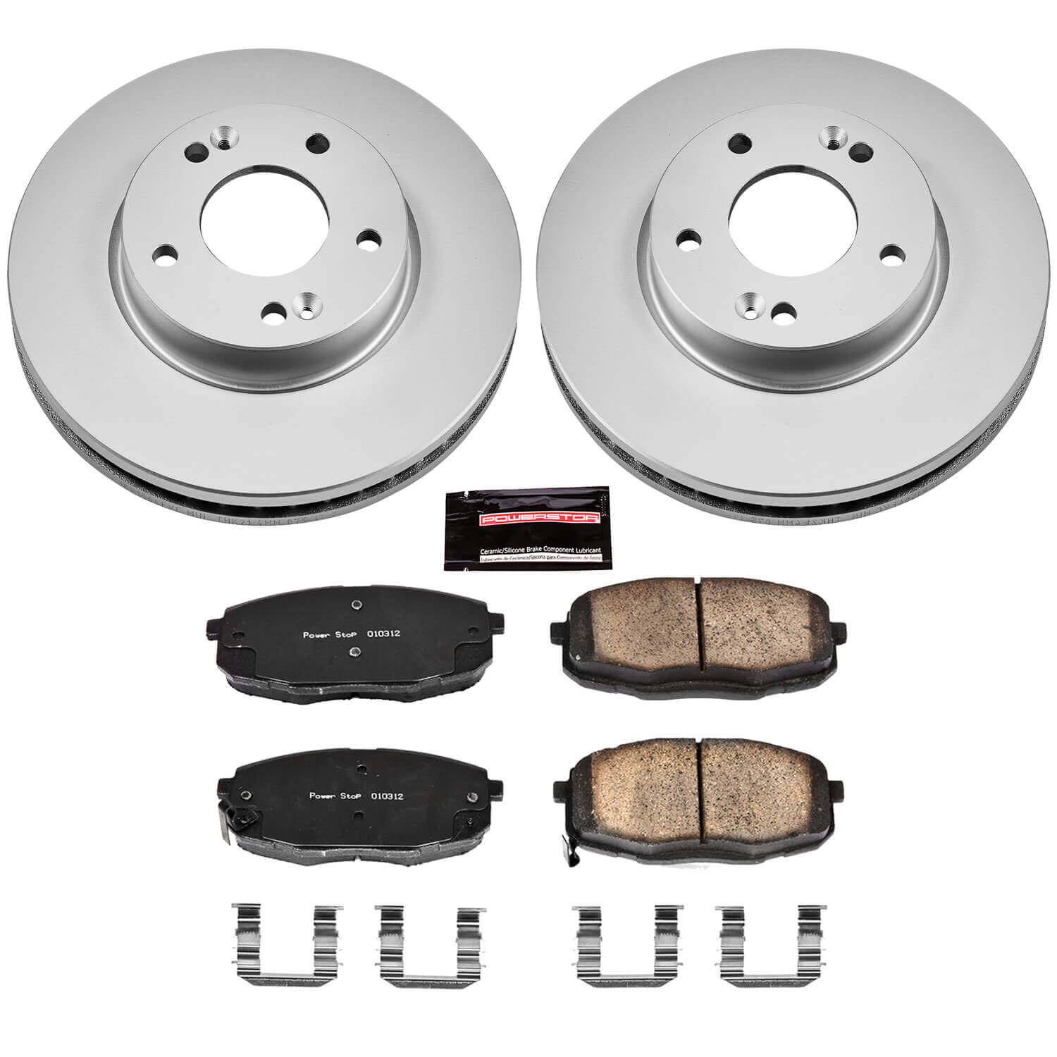 Power Stop CRK6946 Z17 Evolution Front Brake Kit for 2014-2016 Kia Soul product image
